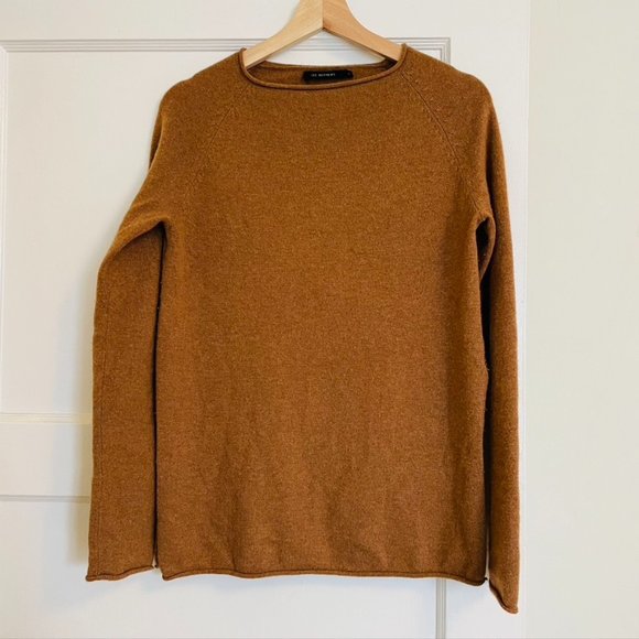 Lee Mathews Sweaters - Lee Mathews Boat Neck Side Split Cashmere Sweater